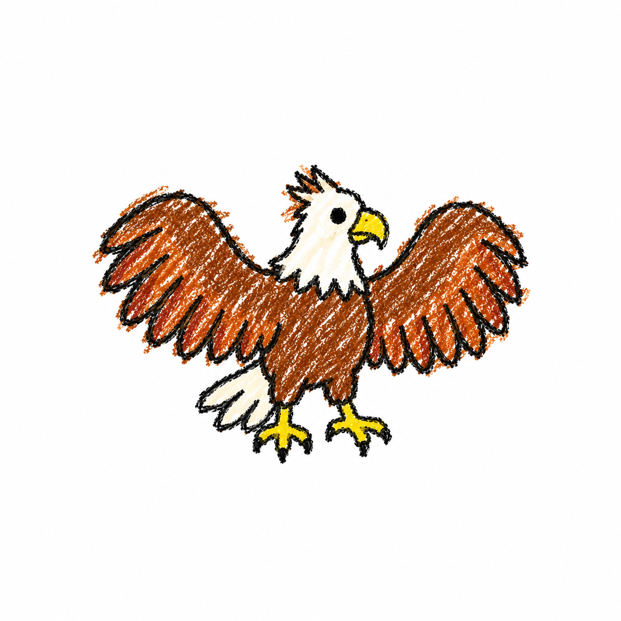 Crowned eagle