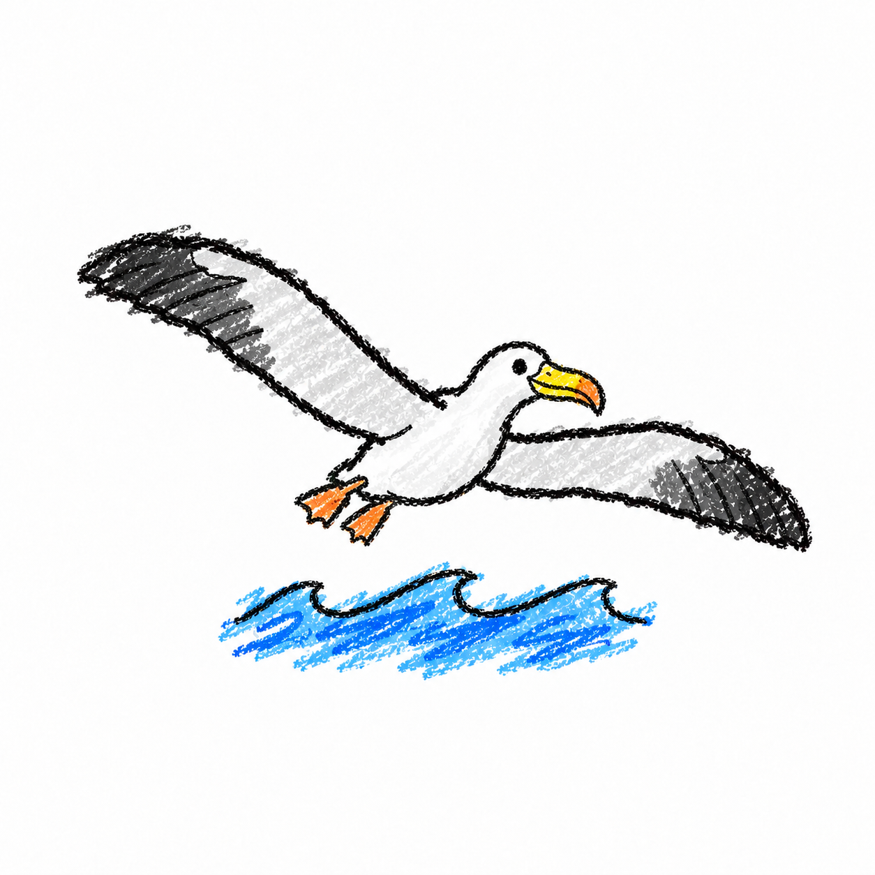 Albatross Scene