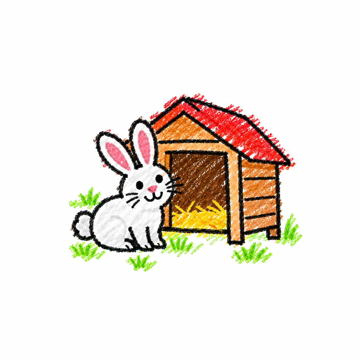 Domestic rabbit Scene