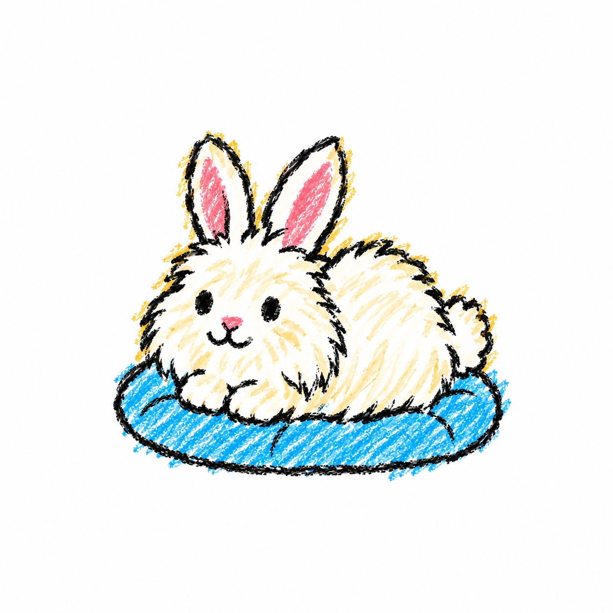 Angora rabbit Scene