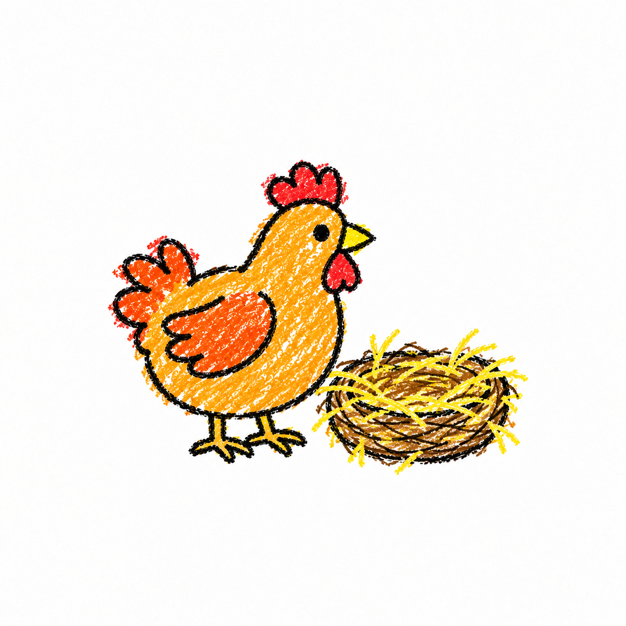 Hen Scene