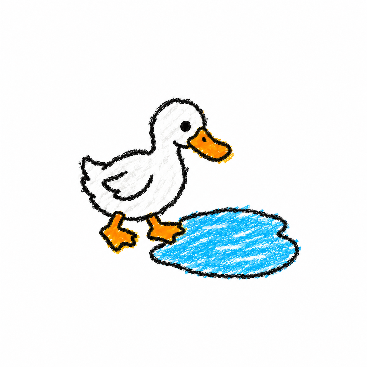 White duck Scene