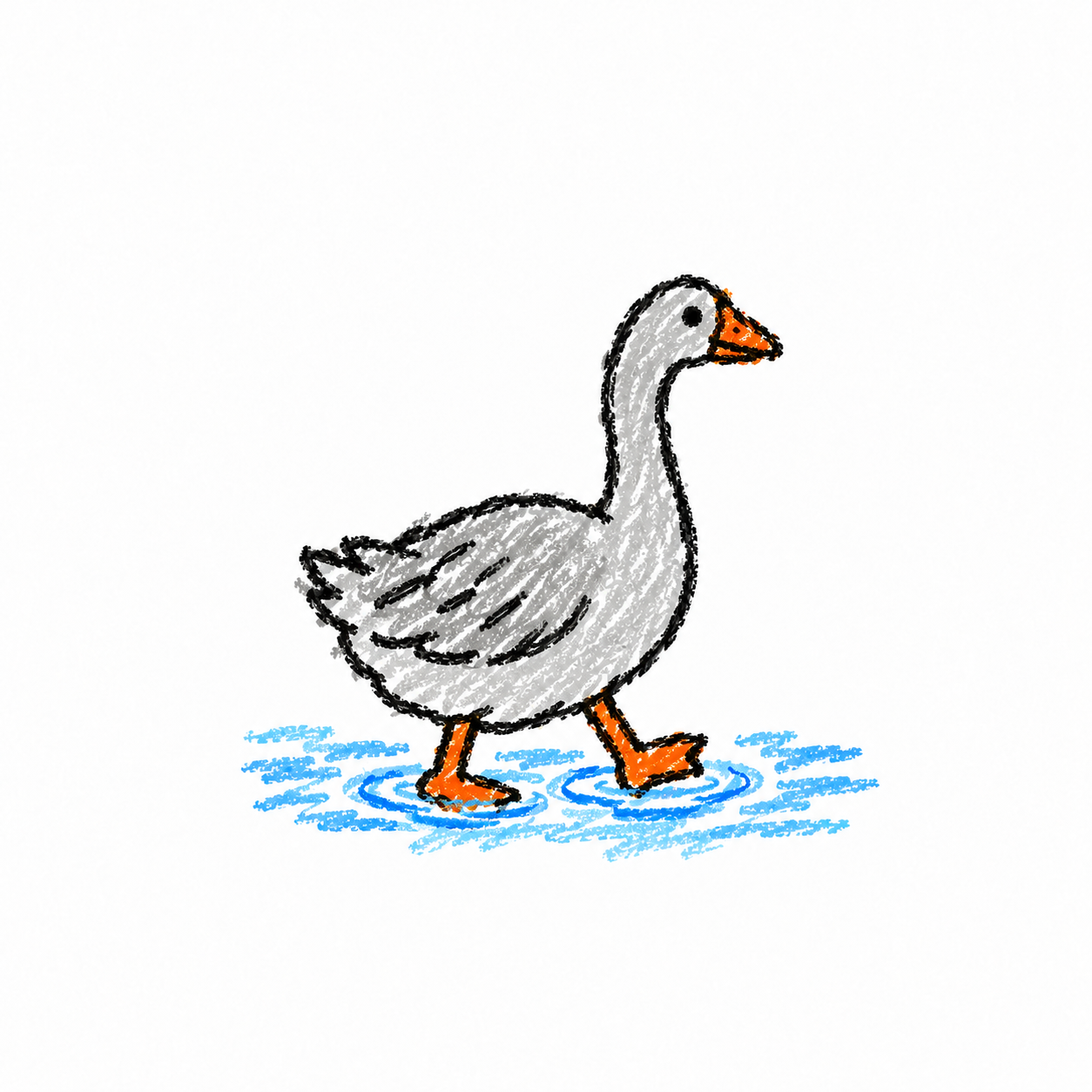 Gray goose Scene