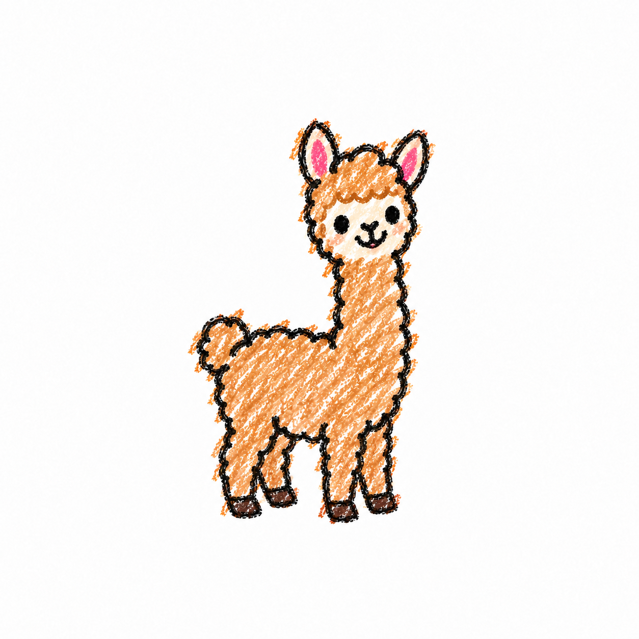Young alpaca
