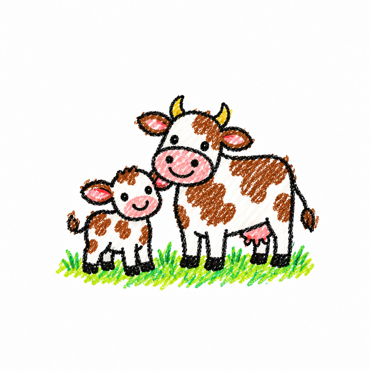 Calf Scene