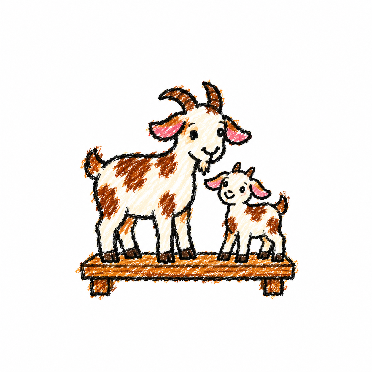 Kid goat Scene