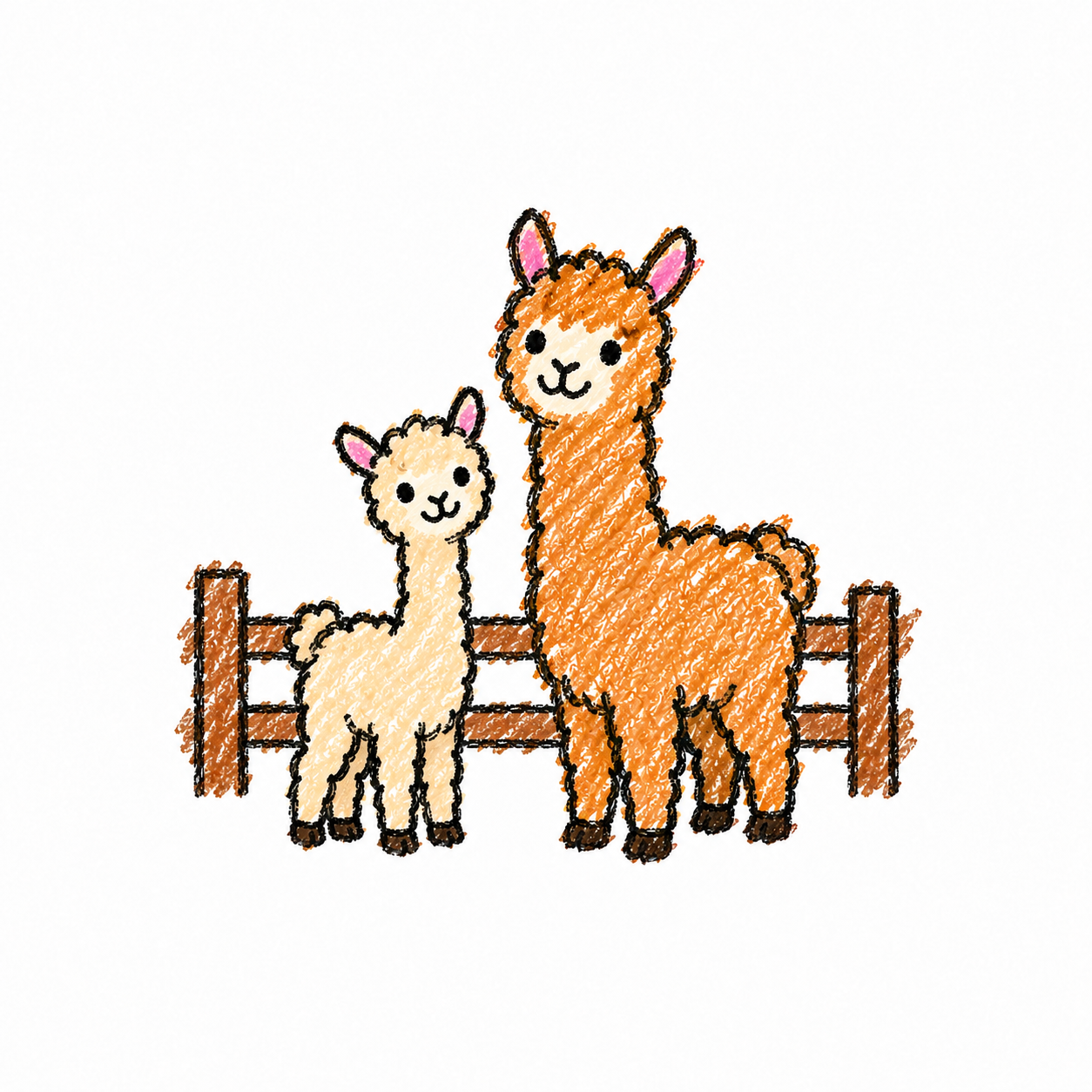 Young alpaca Scene