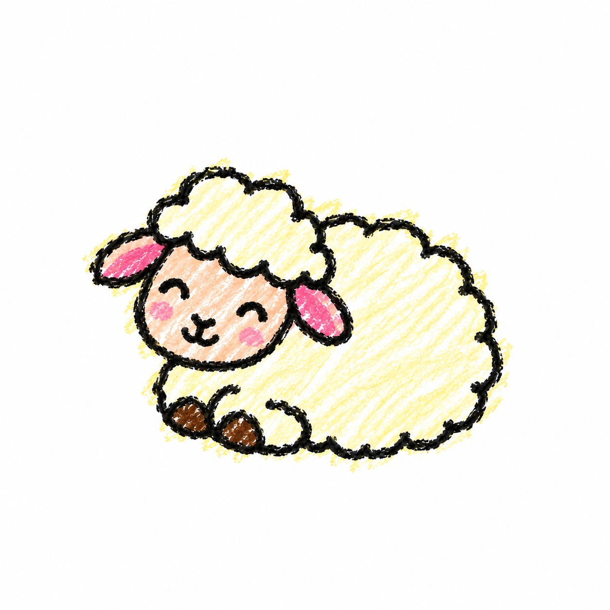 Resting sheep