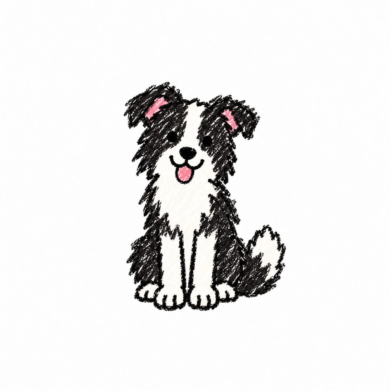 Sheepdog at the gate