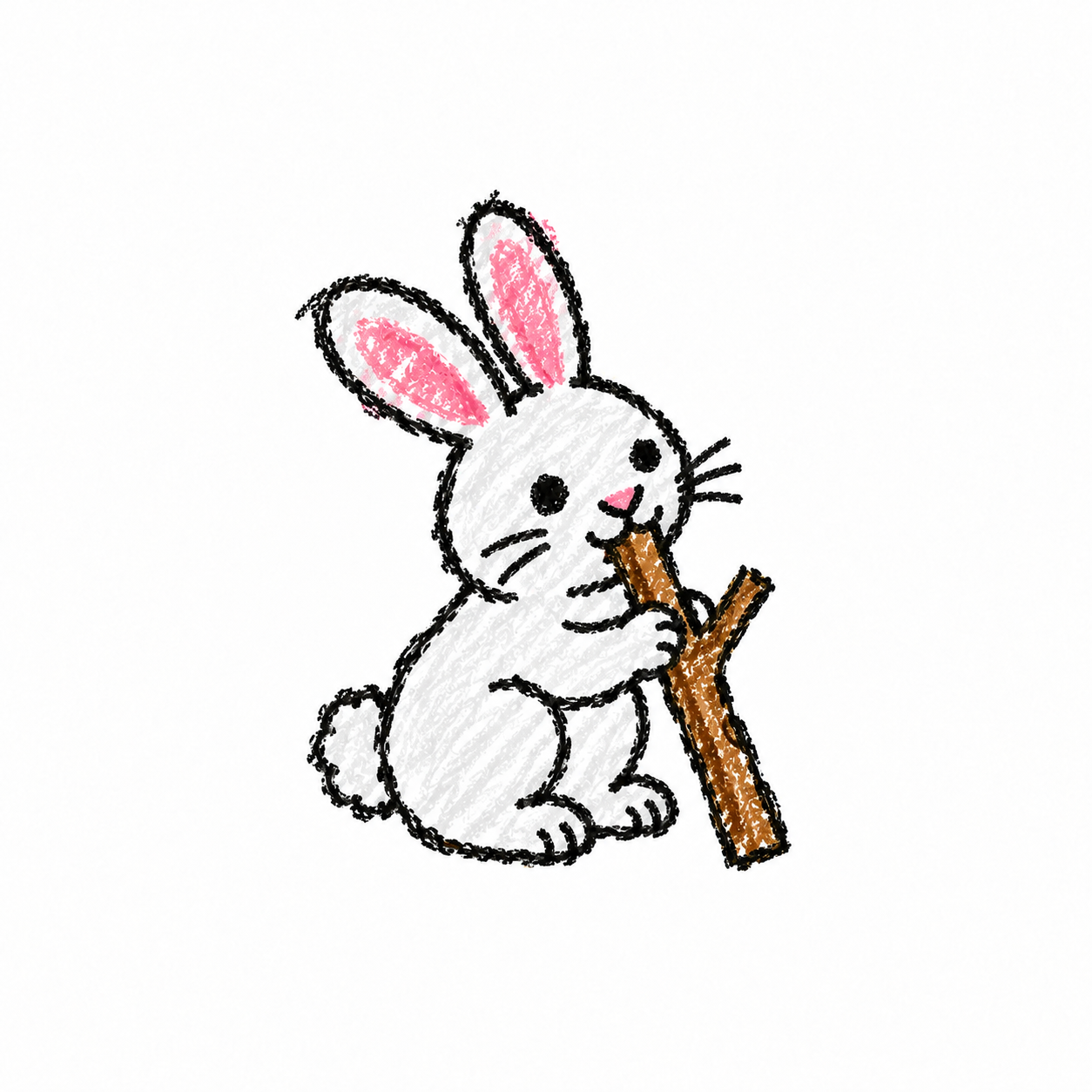 Gnawing rabbit Scene