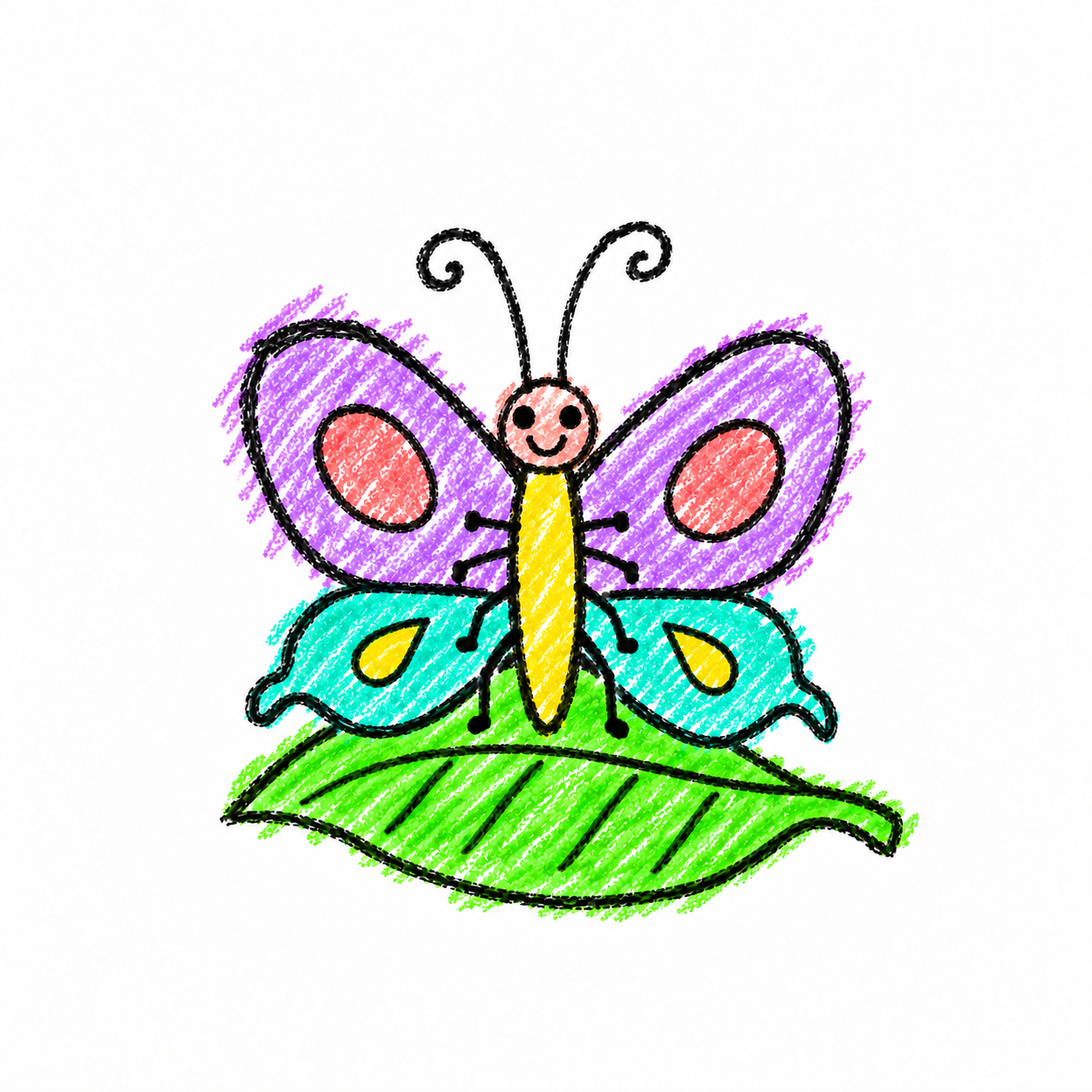 Swallowtail butterfly Scene