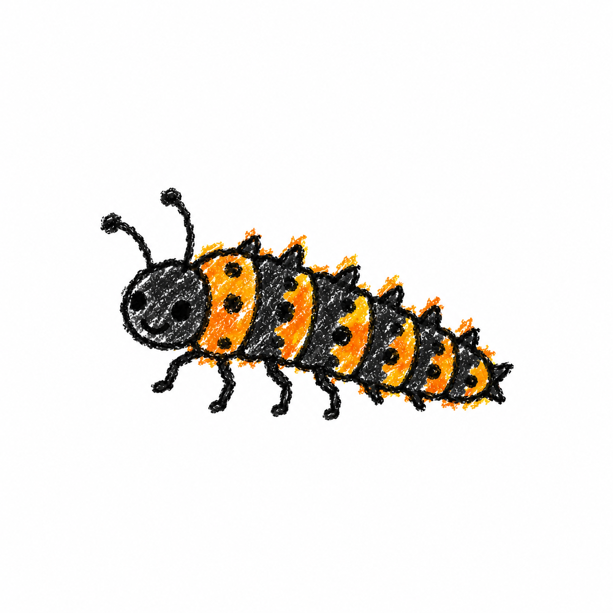 Ladybug larva