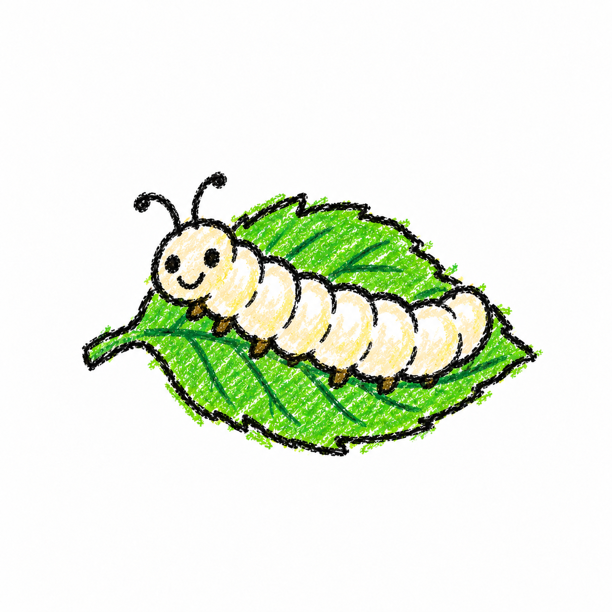 Silkworm Scene