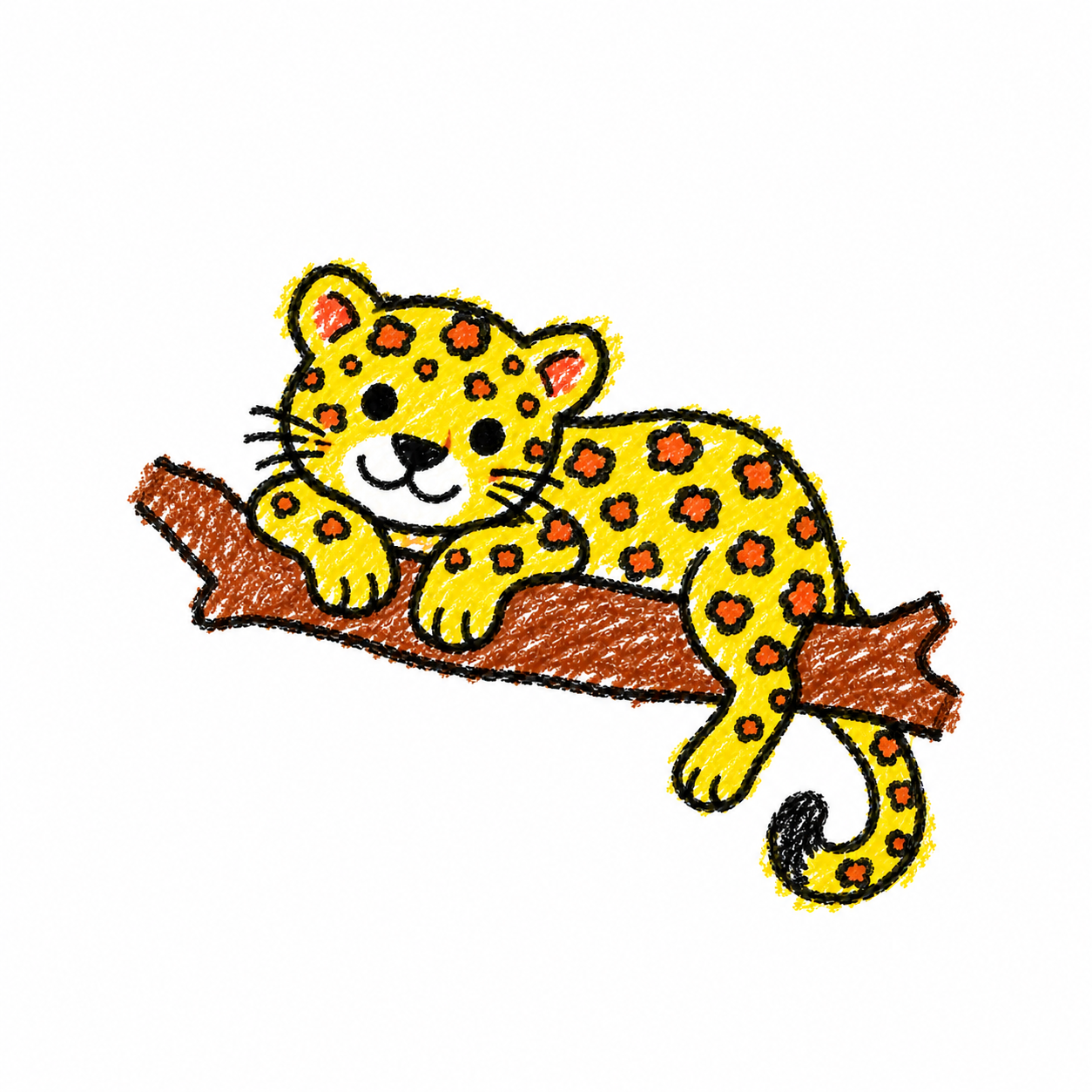 Leopard in a Scene