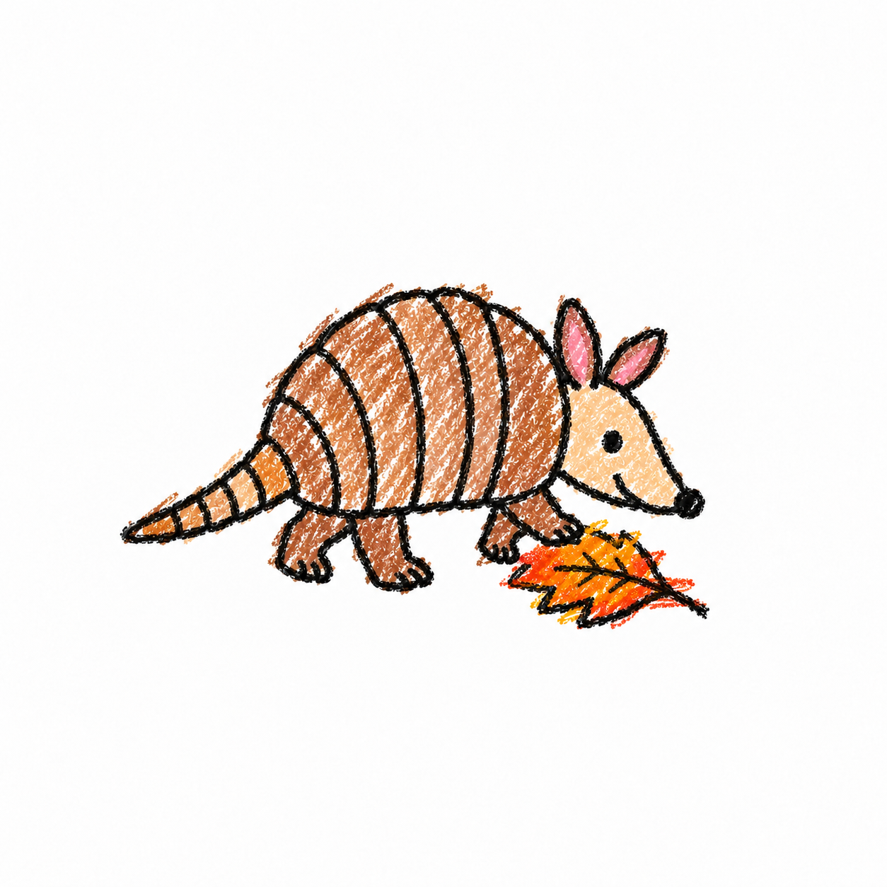 Armadillo in a Scene