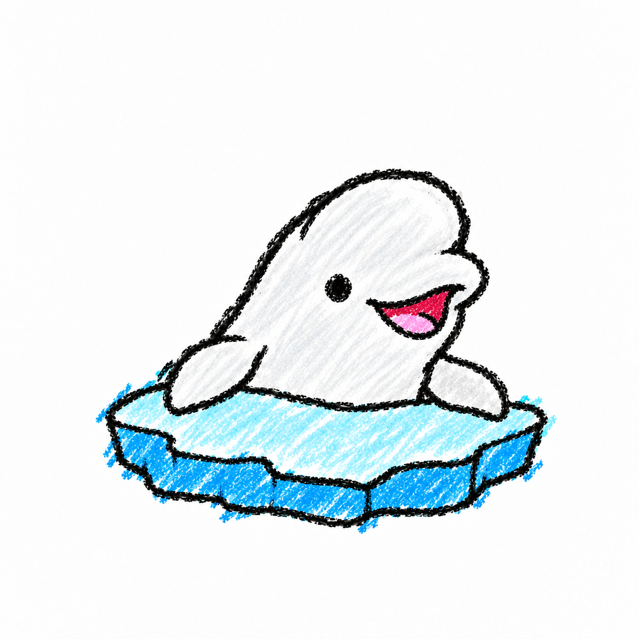 Beluga whale Scene
