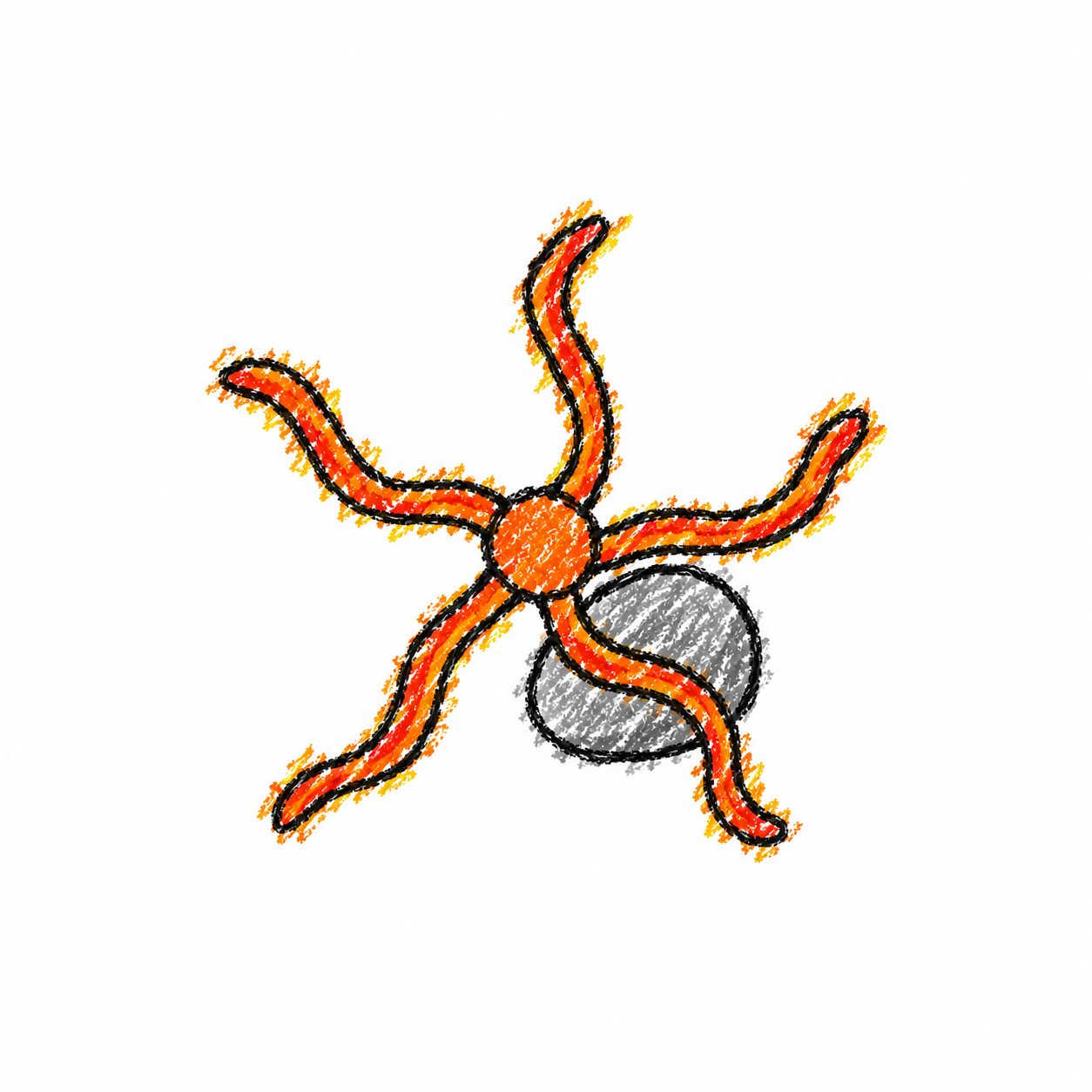 Brittle star Scene