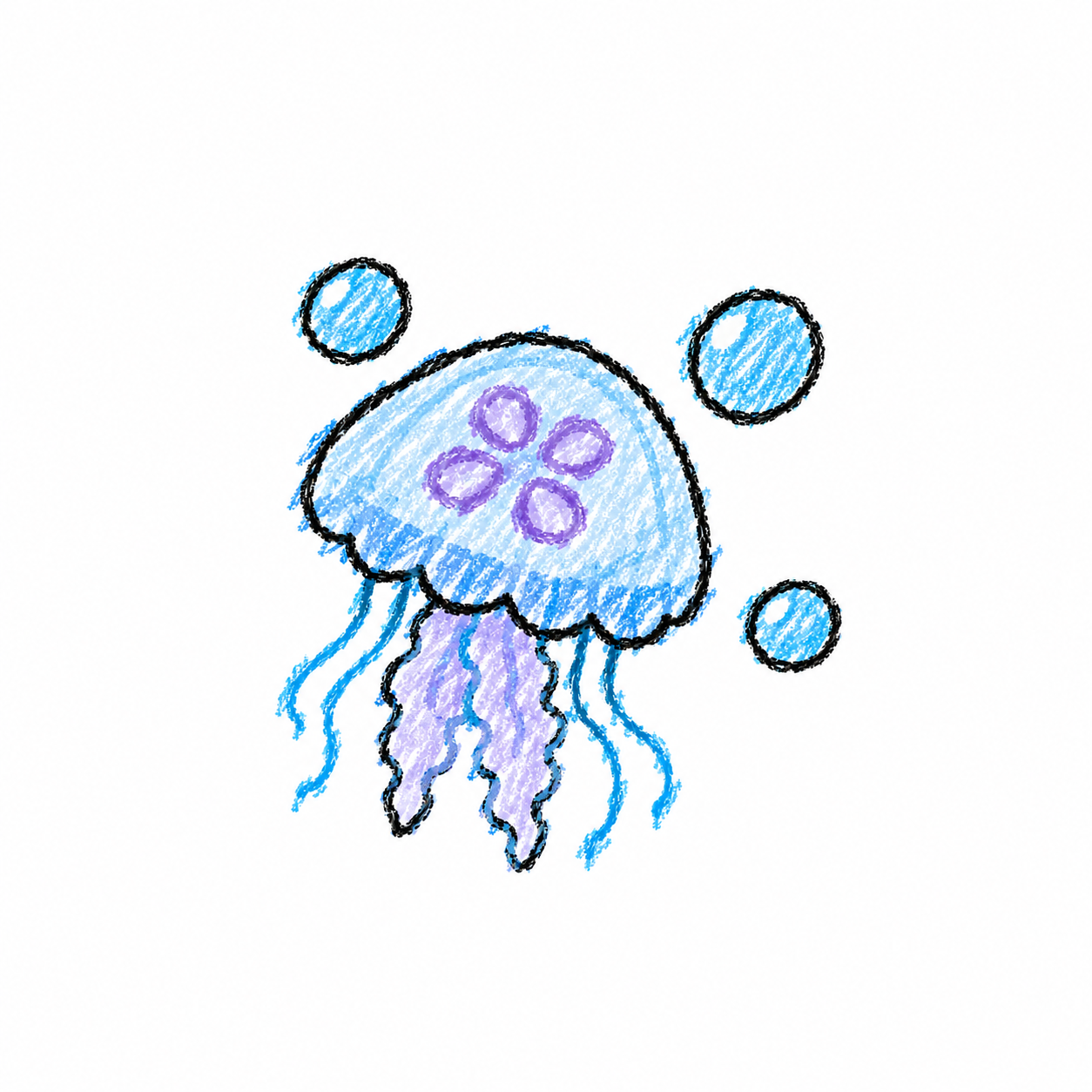 Moon jelly Scene