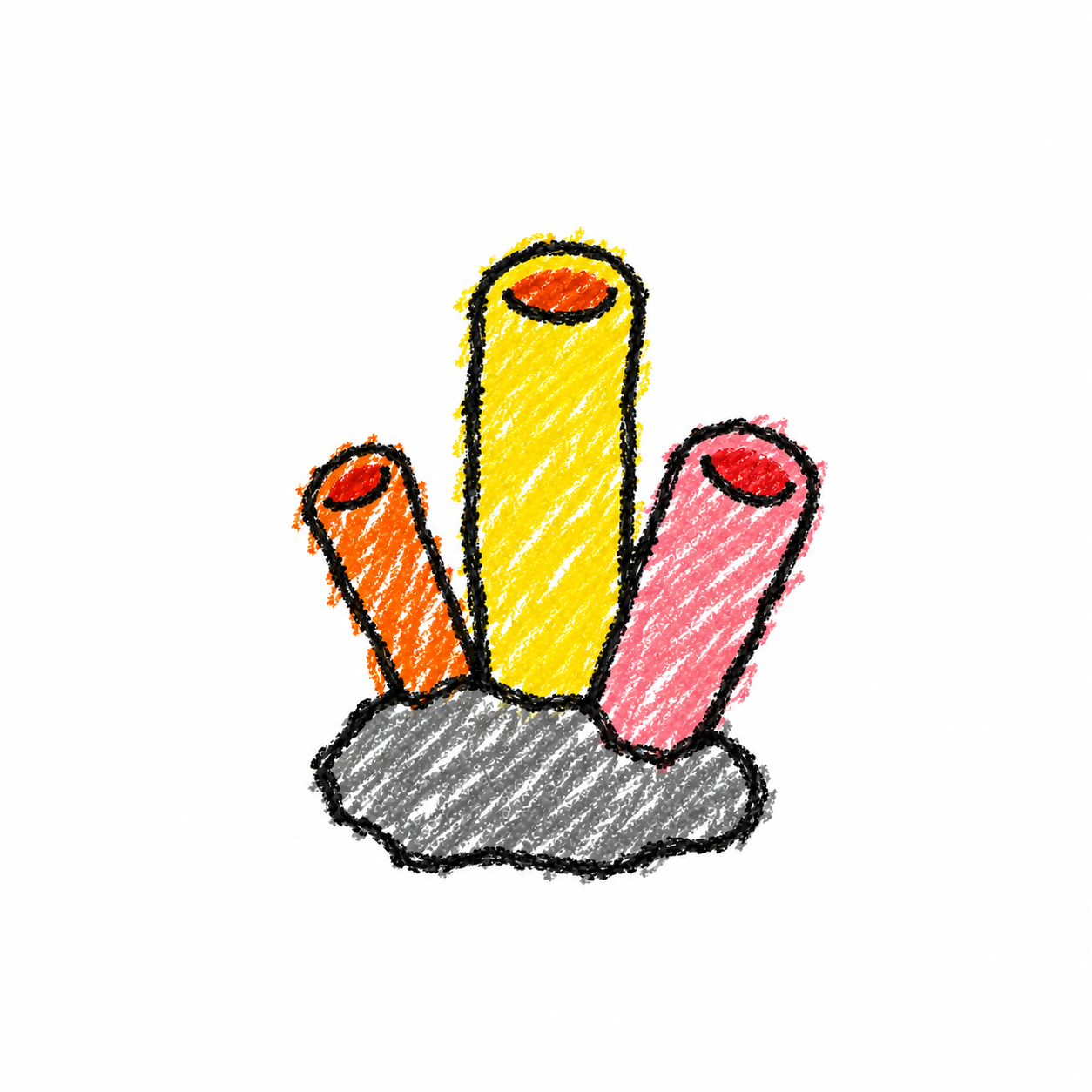 Tube sponge Scene