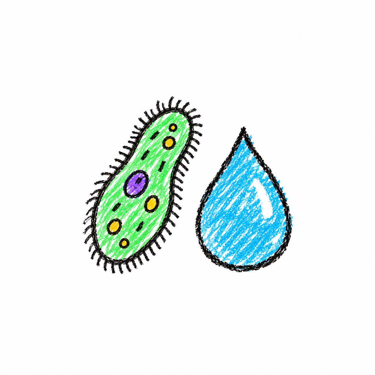 Paramecium (Diagram) Scene
