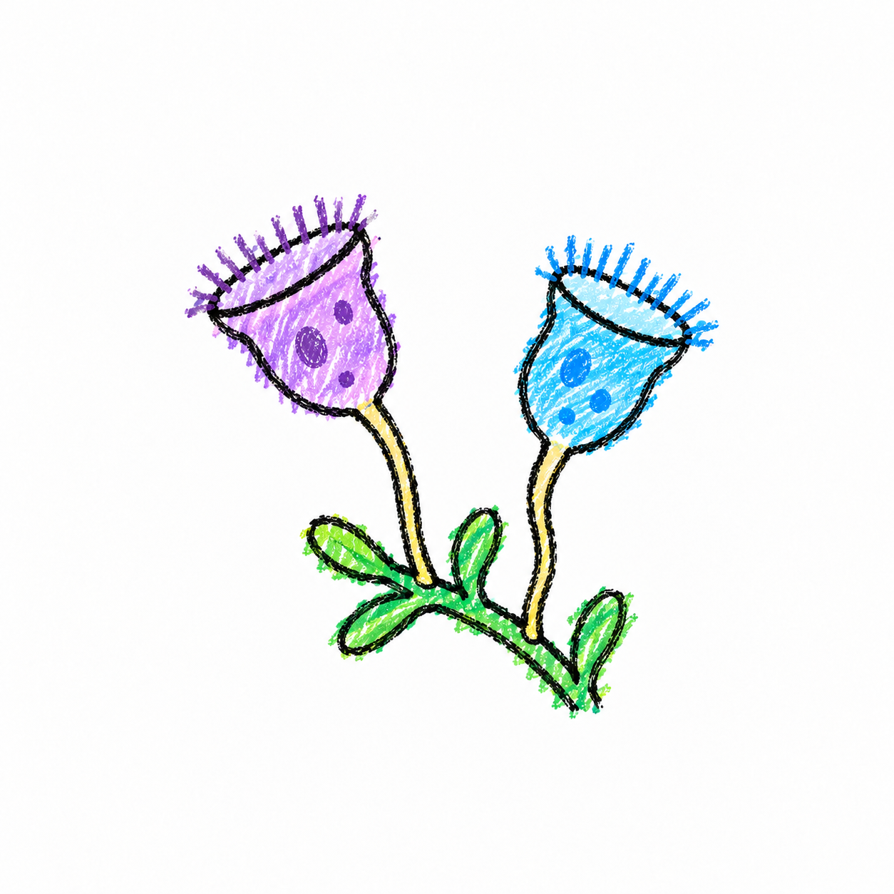 Vorticella (Diagram) Scene