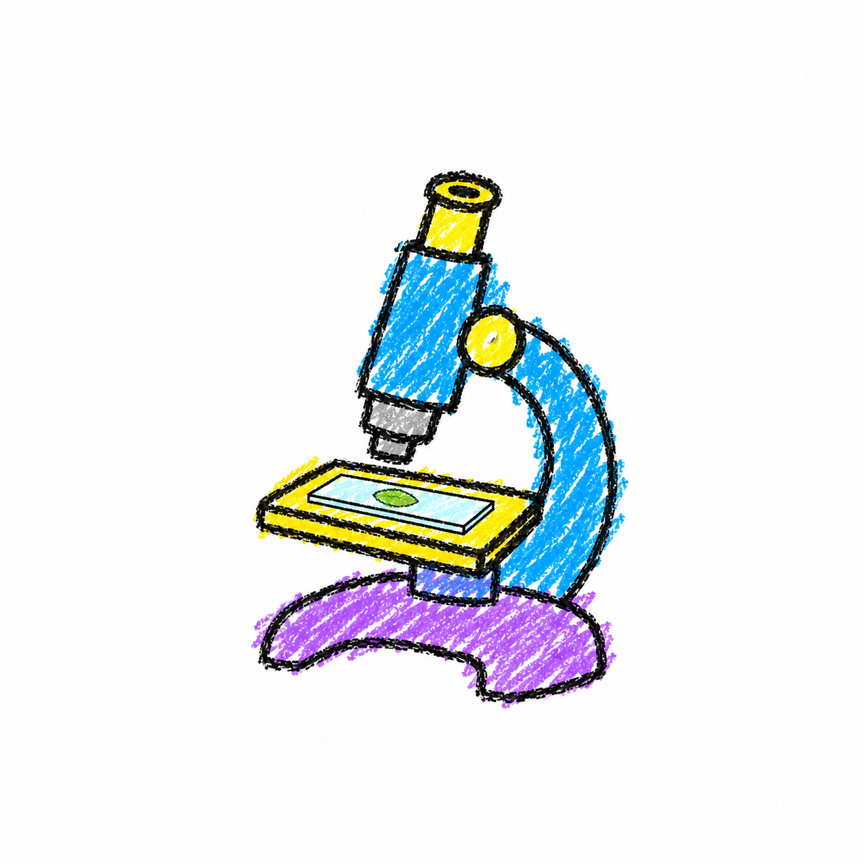 Microscope Slide Scene