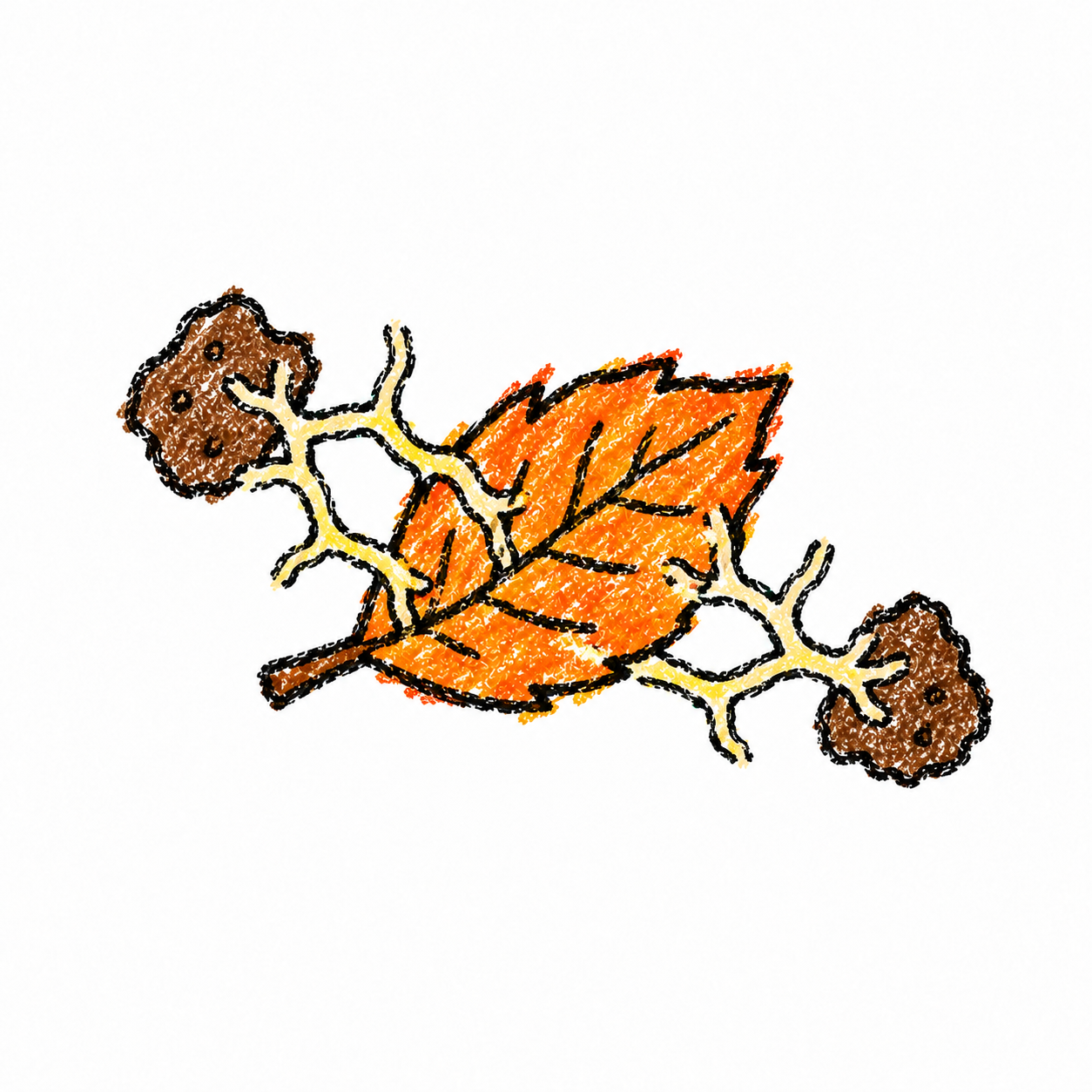 Decomposers at Work Scene