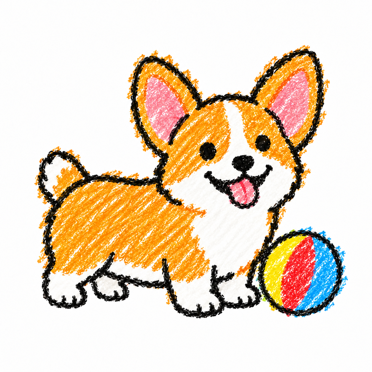 Corgi Scene