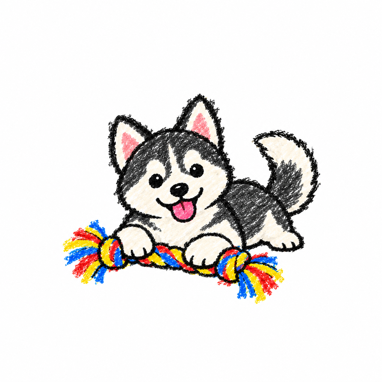Siberian husky Scene