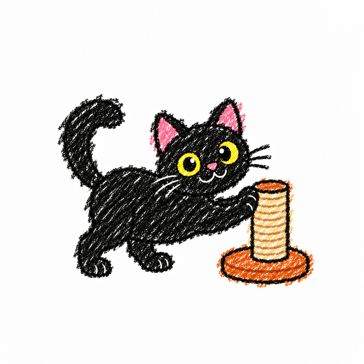Black cat Scene