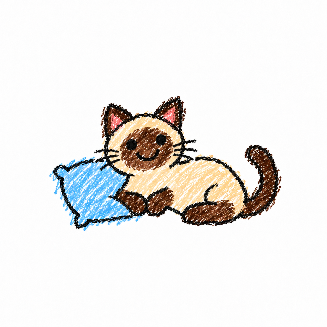 Siamese cat Scene