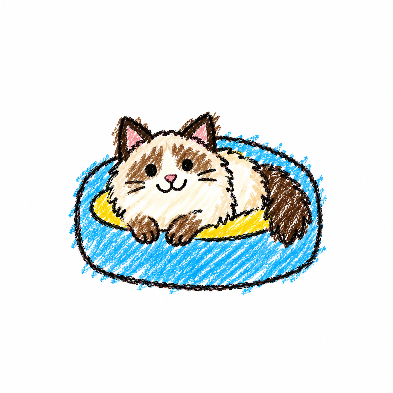 Ragdoll cat Scene
