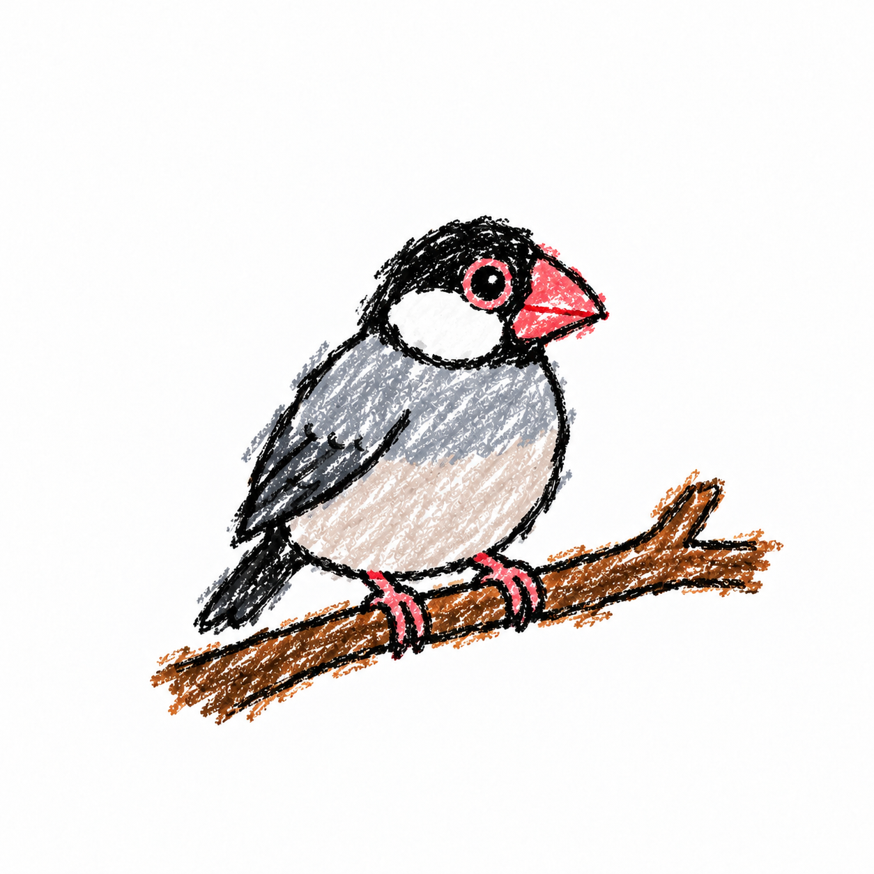 Java sparrow Scene