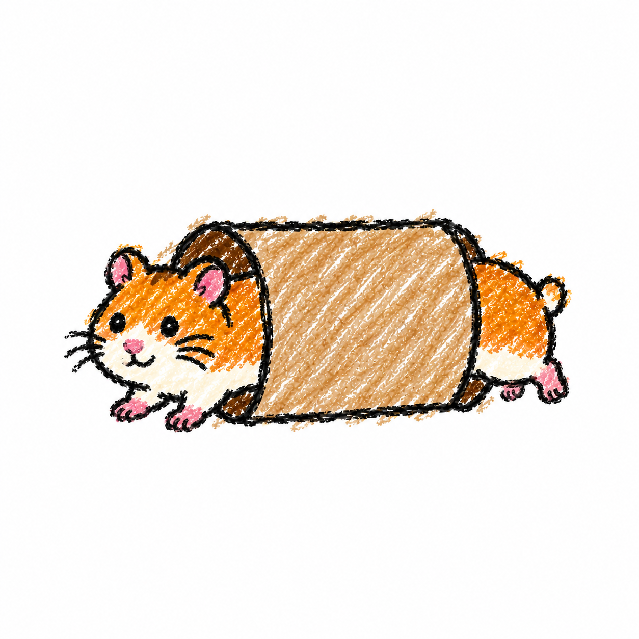 Hamster in a Tunnel