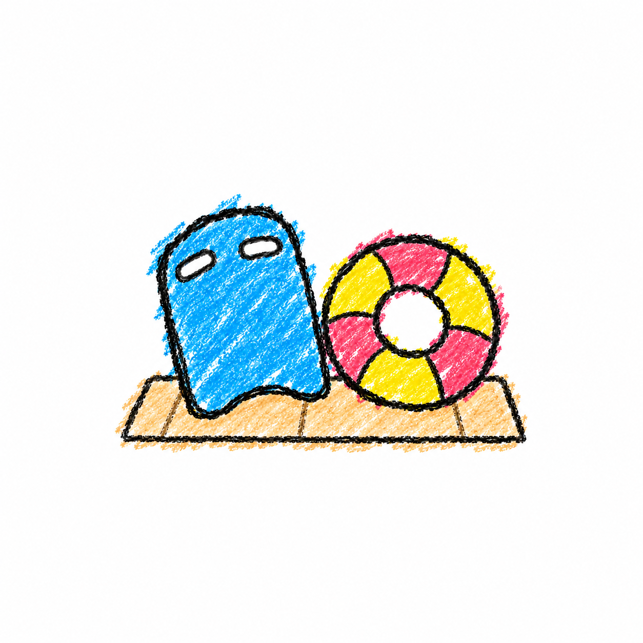 Kickboard and swim ring