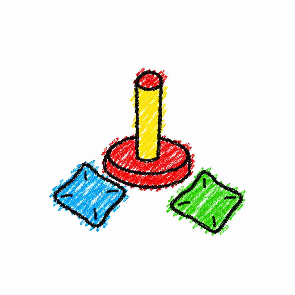Beanbag and ring-toss stand