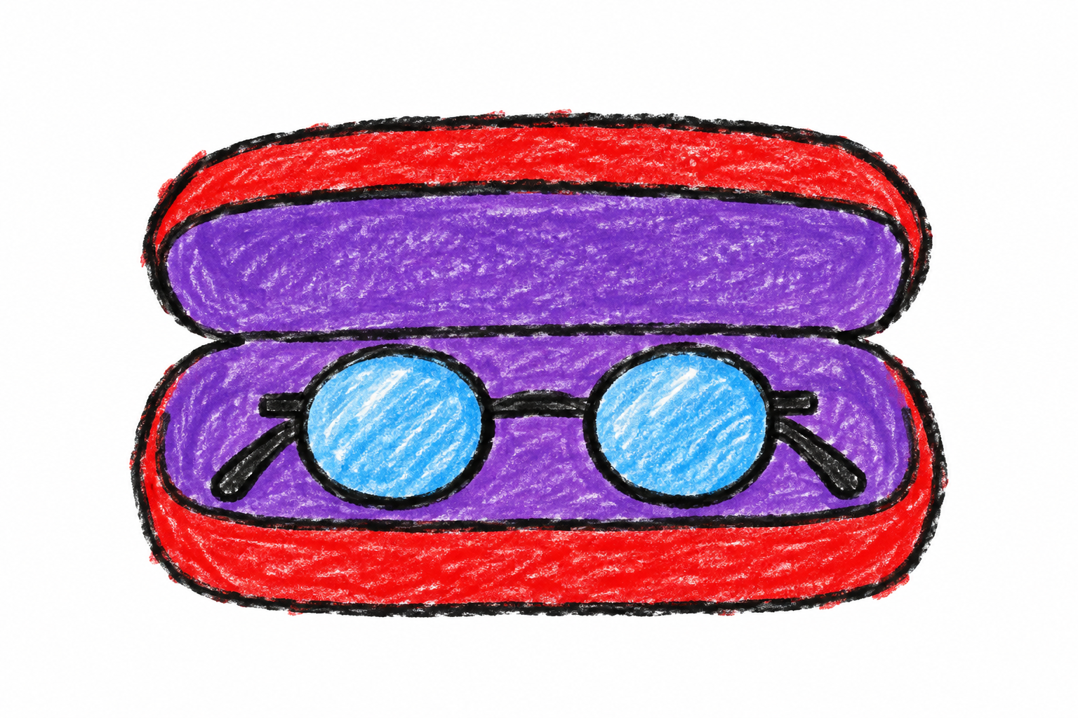 Stargazing glasses case