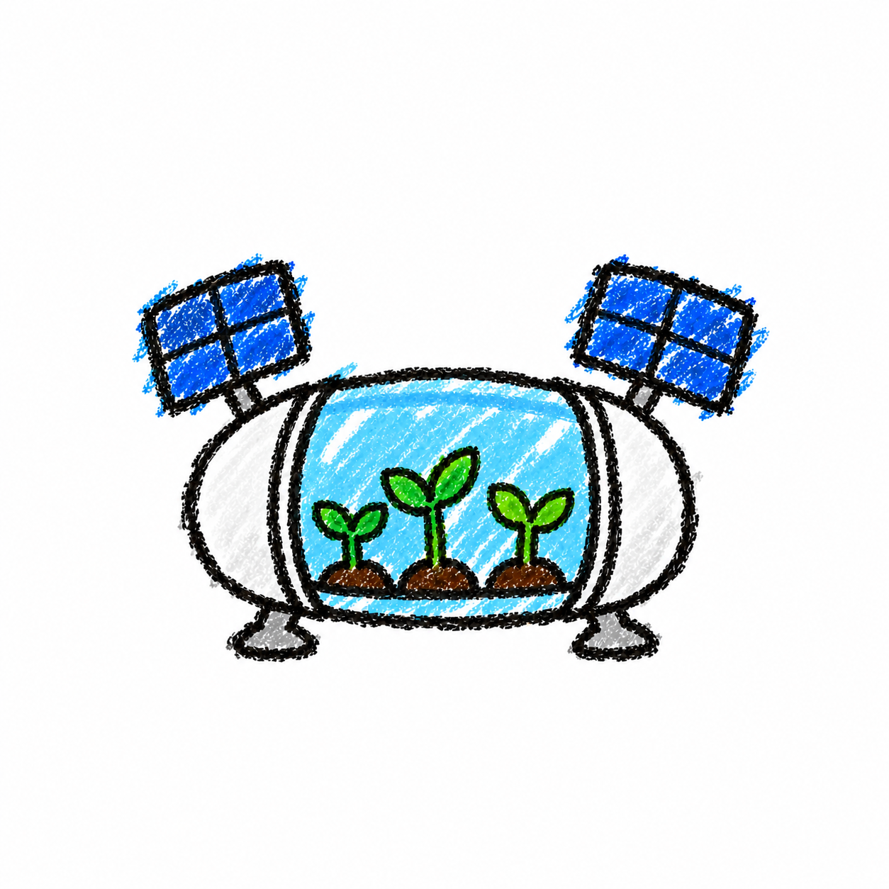 Orbital greenhouse