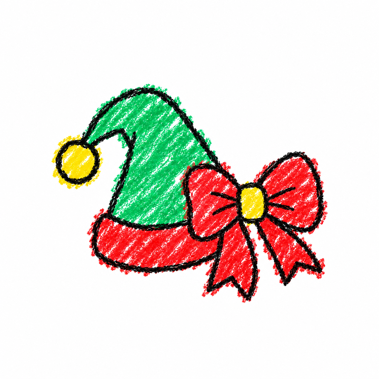 Elf hat and bow