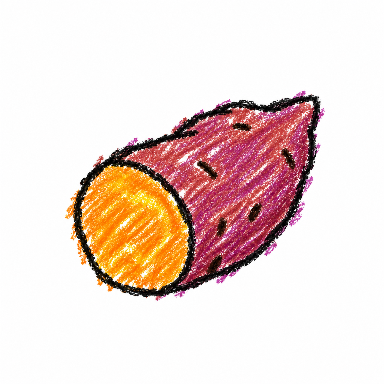 Baked sweet potato